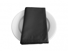 Spun Poly Satin Band Napkins