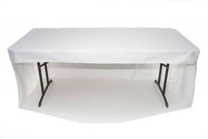 3-Sides Non-Pleated Fitted Tablecloths